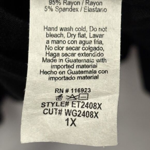 EASEL Tank Dress 2 Tier Ruffled Black Knit Hem Extender Swing Dress - Picture 6 of 6